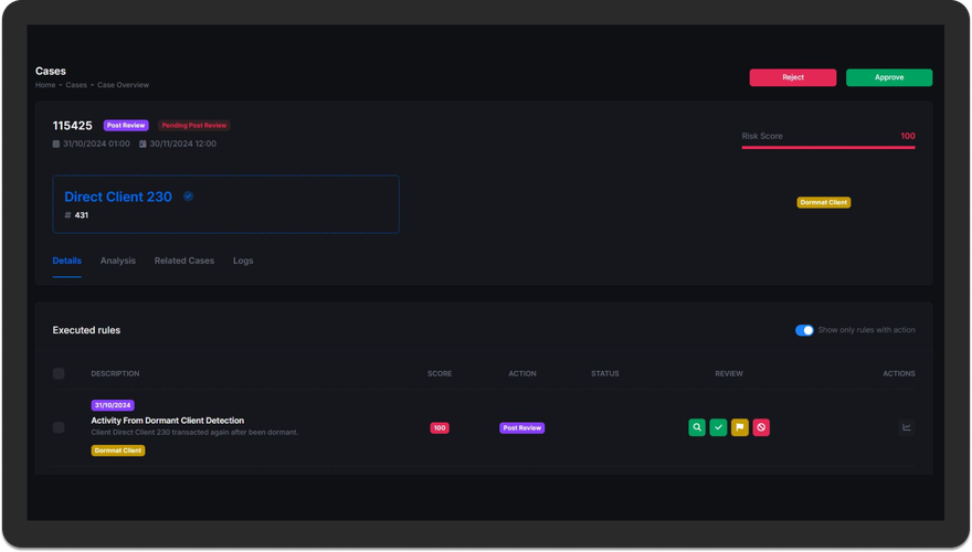 Client Activity Case