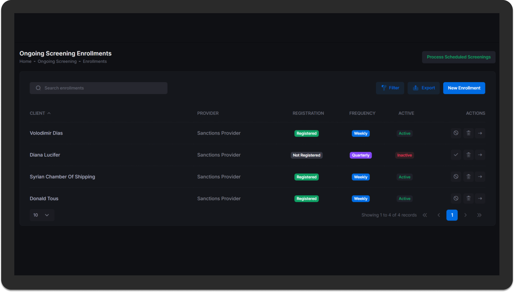 Enrollment Management